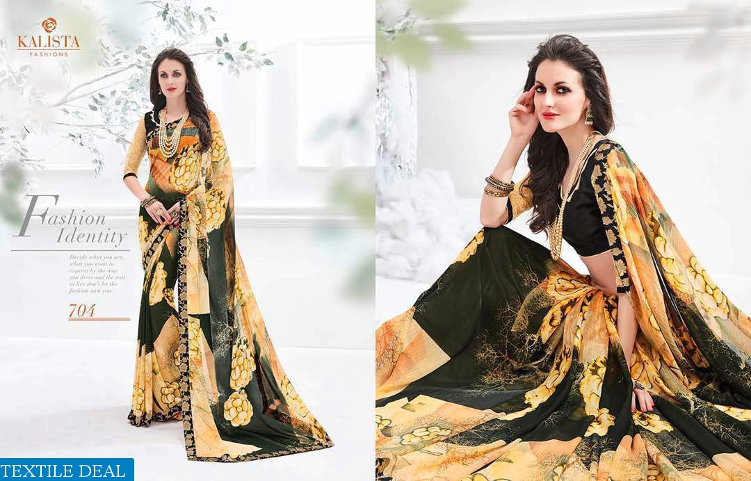 kalista Sun flower Wholesale Saree market